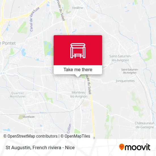 Mapa St Augustin