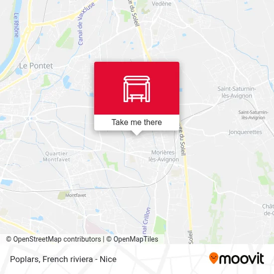 Peupliers map