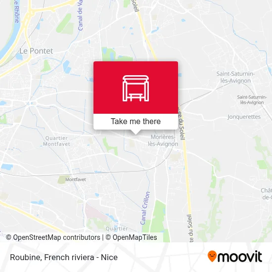 Mapa Roubine