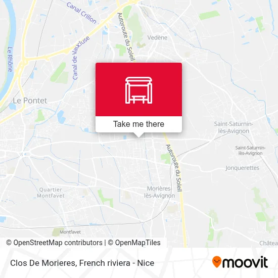 Clos De Morieres map