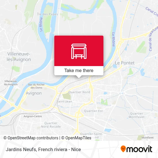 Jardins Neufs map