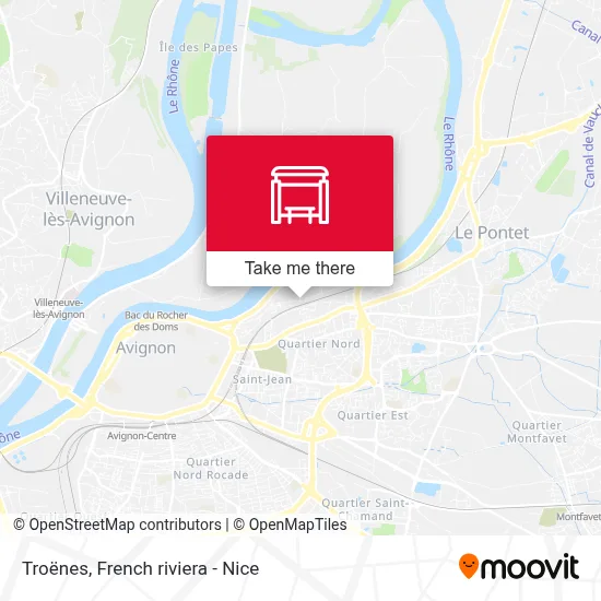 Troënes map