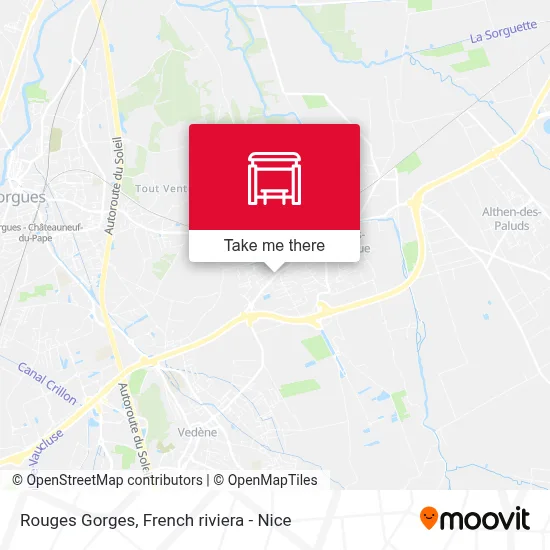 Rouges Gorges map