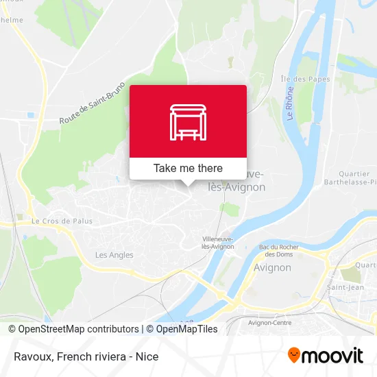 Mapa Ravoux