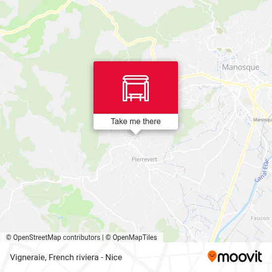 Vigneraie map