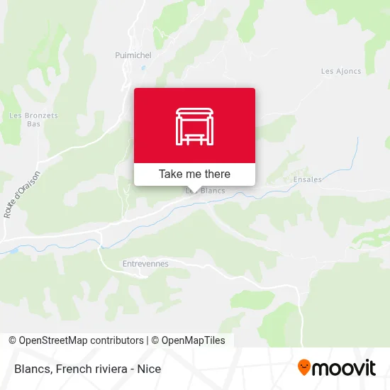 Blancs map