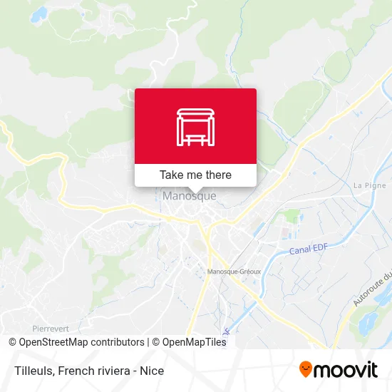Tilleuls map