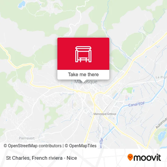 St Charles map