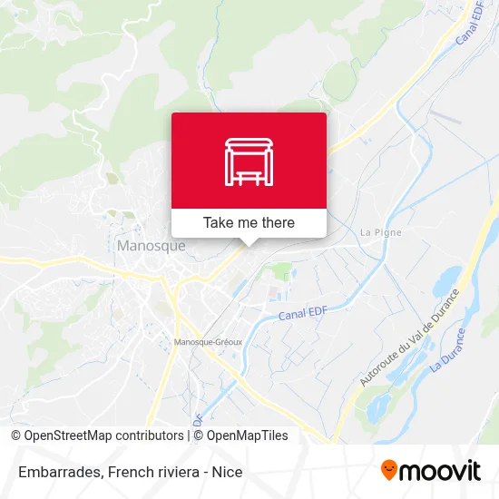 Mapa Embarrades
