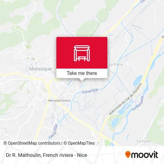Dr R. Mathoulin map
