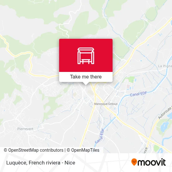 Luquèce map
