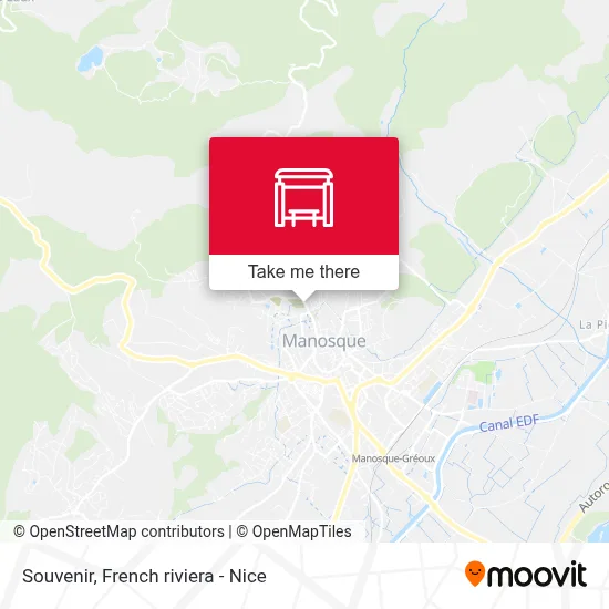 Souvenir map