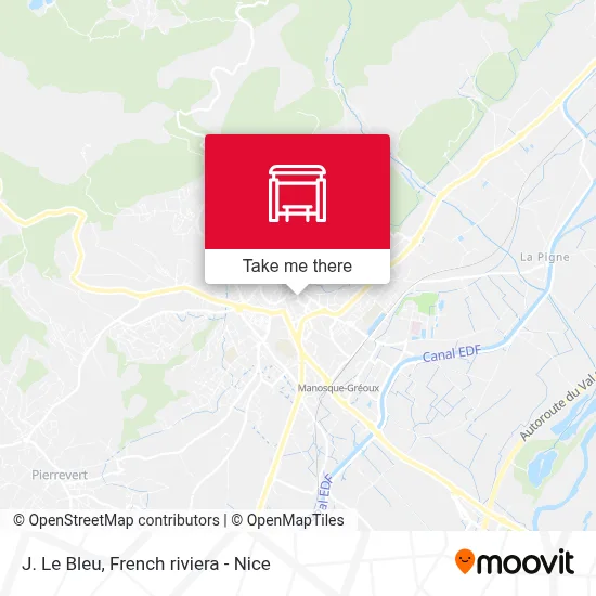 J. Le Bleu map
