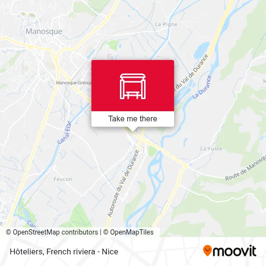 Hôteliers map