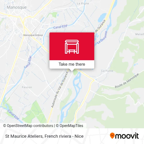 St Maurice Ateliers map