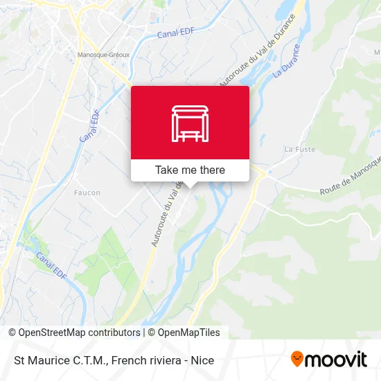 St Maurice C.T.M. map