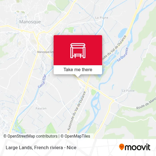 Grandes Terres map