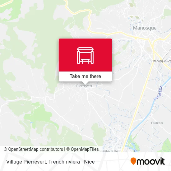Village Pierrevert map