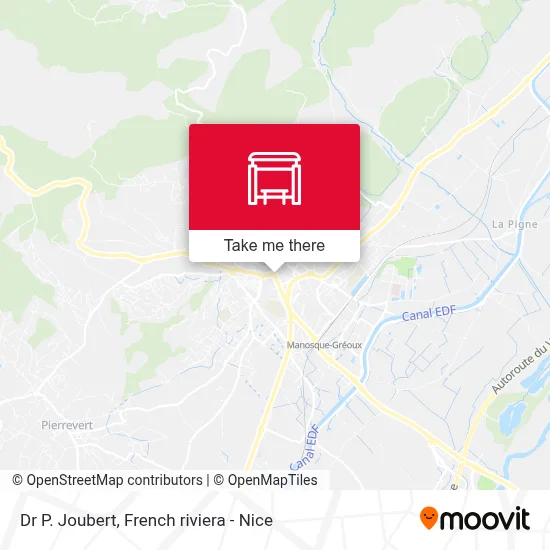 Dr P. Joubert map