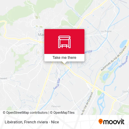 Libération map