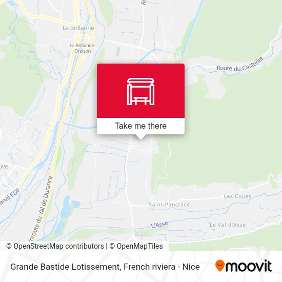 Grande Bastide Lotissement map