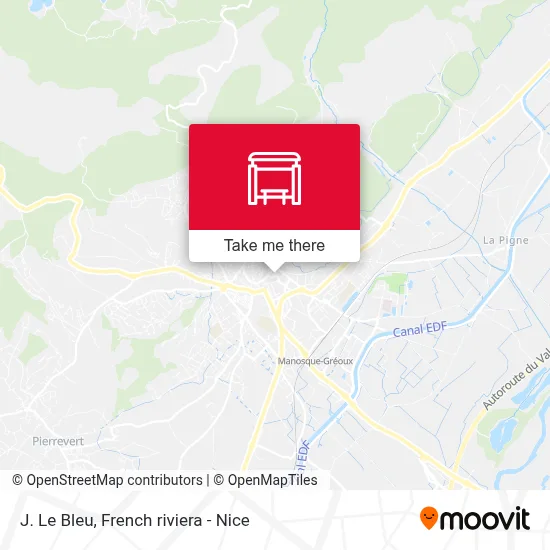 J. Le Bleu map