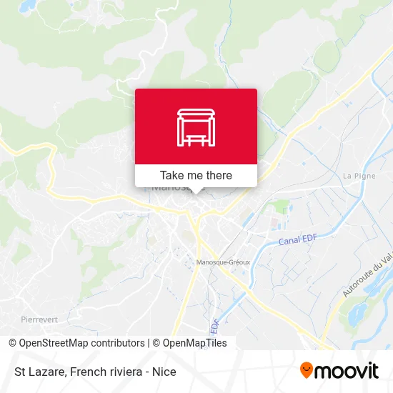 St Lazare map