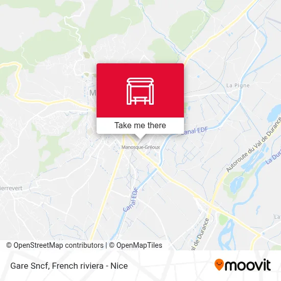 Gare Sncf map