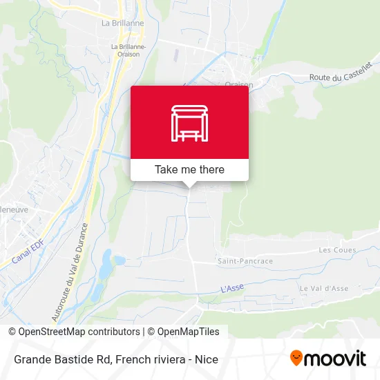 Mapa Grande Bastide Rd