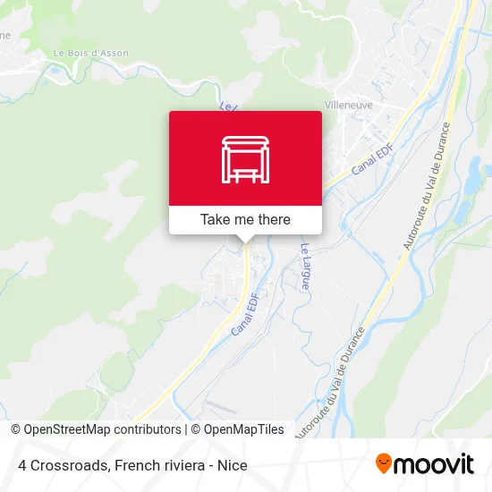 4 Chemins map