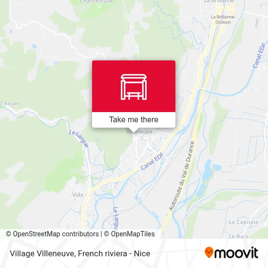 Village Villeneuve map
