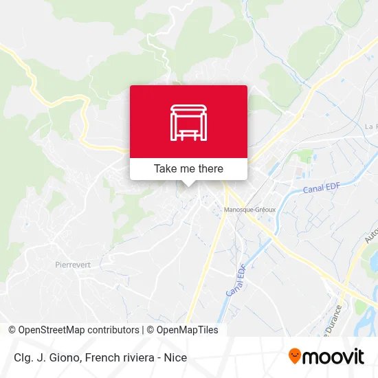 Clg. J. Giono map