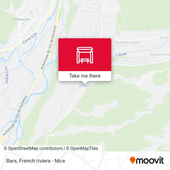 Bars map