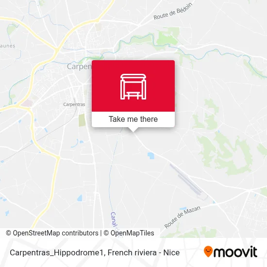 Carpentras_Hippodrome1 map