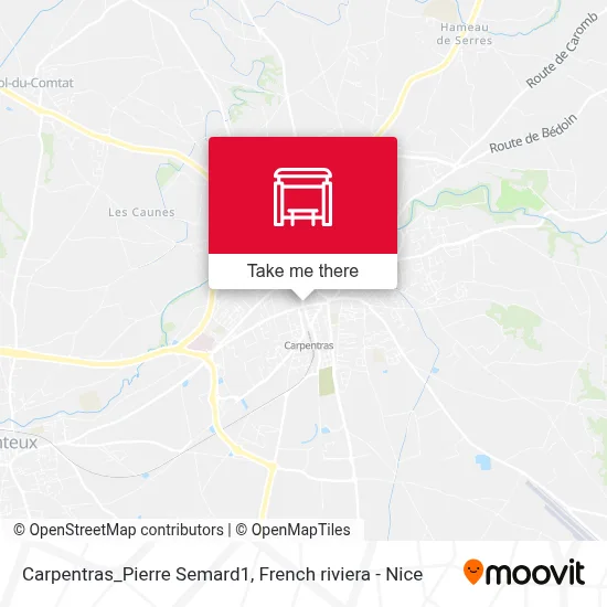 Carpentras_Pierre Semard1 map
