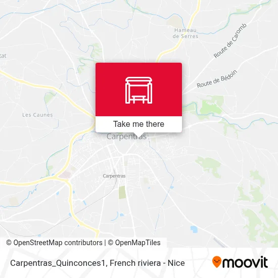 Carpentras_Quinconces1 map