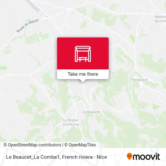 Le Beaucet_La Combe1 map