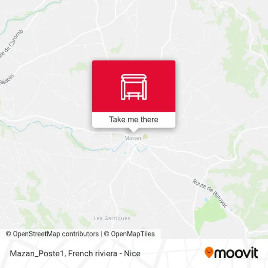 Mazan_Poste1 map