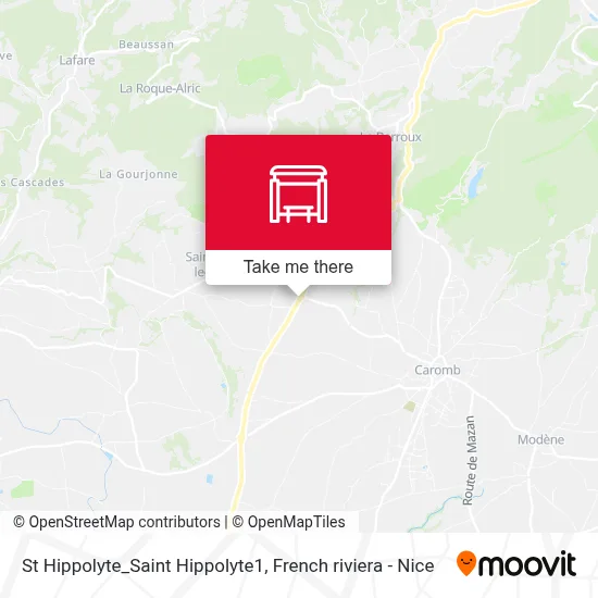 St Hippolyte_Saint Hippolyte1 map