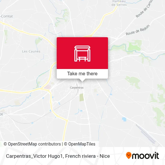 Carpentras_Victor Hugo1 map
