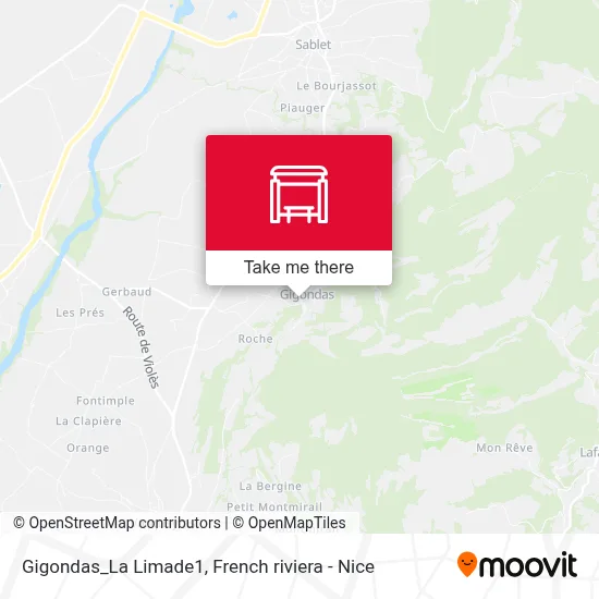 Gigondas_La Limade1 map