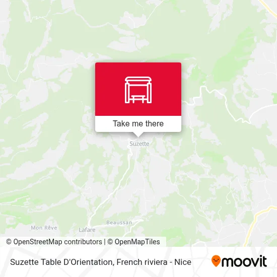 Suzette Table D'Orientation map