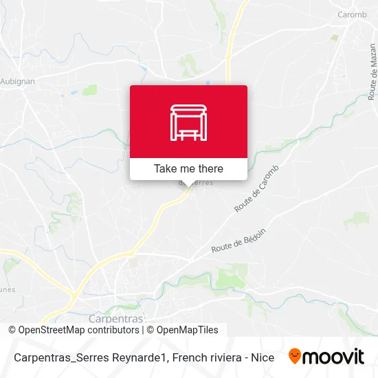 Carpentras_Serres Reynarde1 map