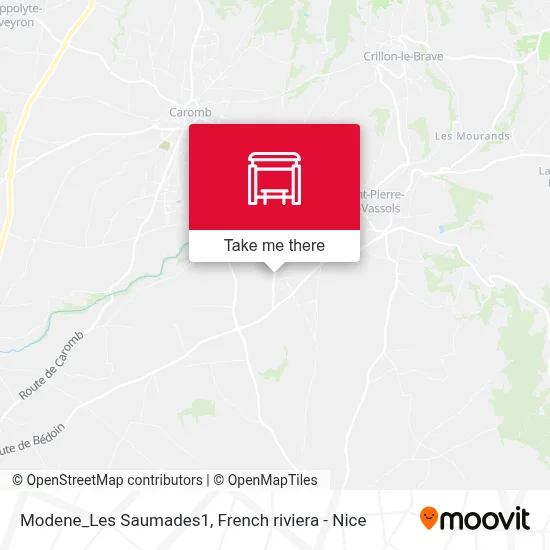 Modene_Les Saumades1 map