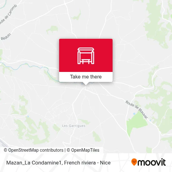Mazan_La Condamine1 map