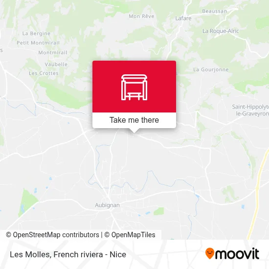 Les Molles map