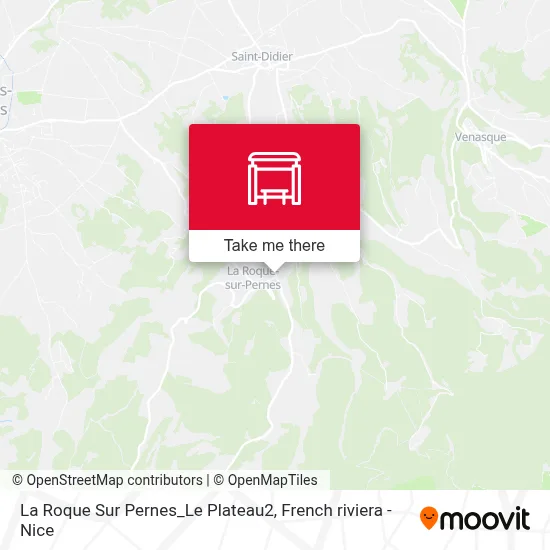 La Roque Sur Pernes_Le Plateau2 map