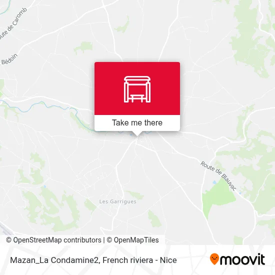 Mazan_La Condamine2 map