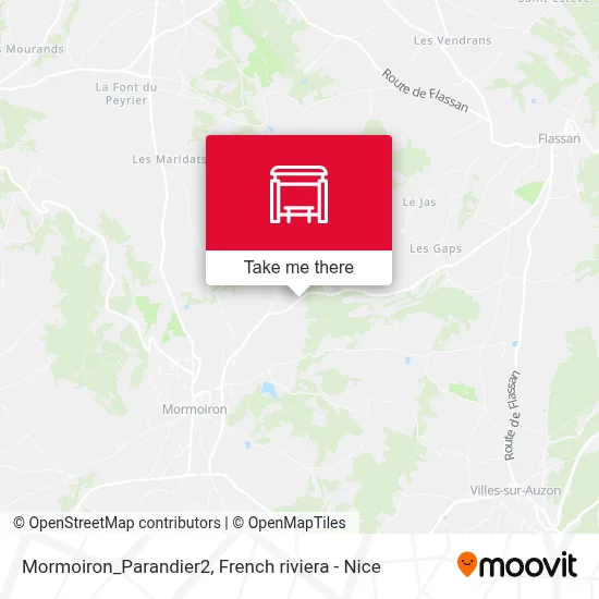 Mormoiron_Parandier2 map