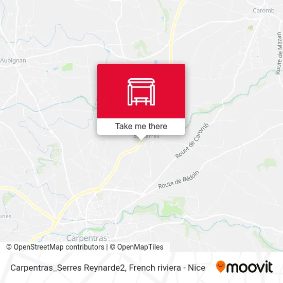 Carpentras_Serres Reynarde2 map